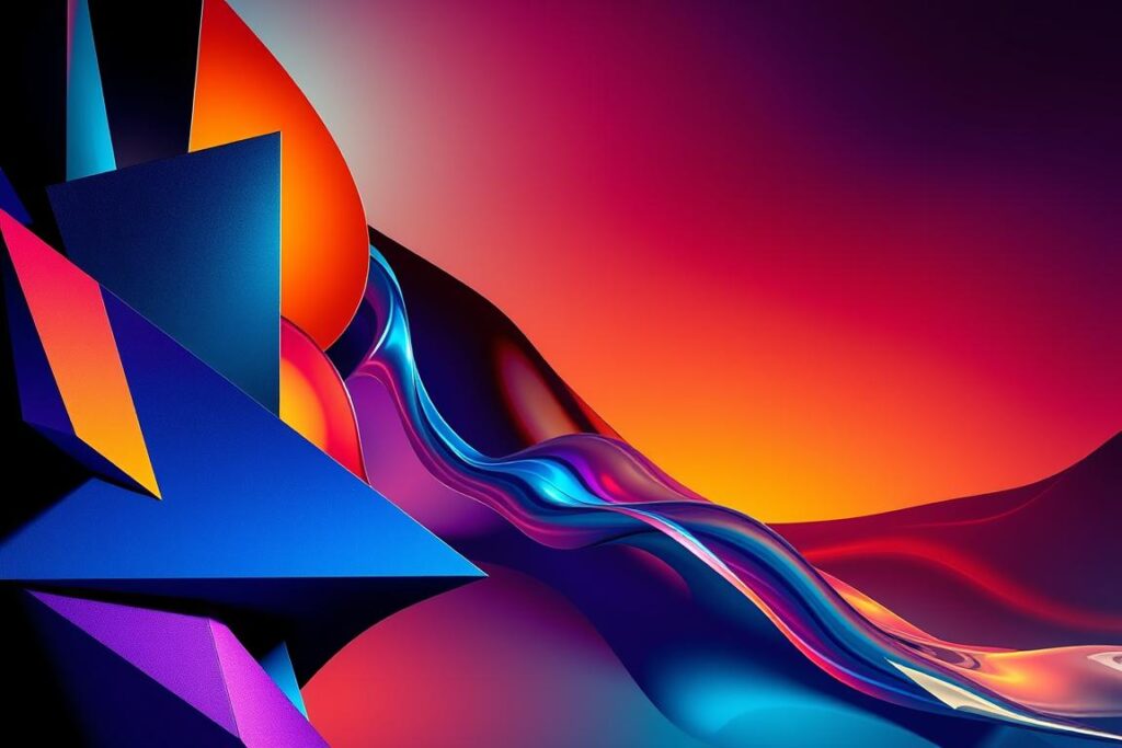 abstract album cover design