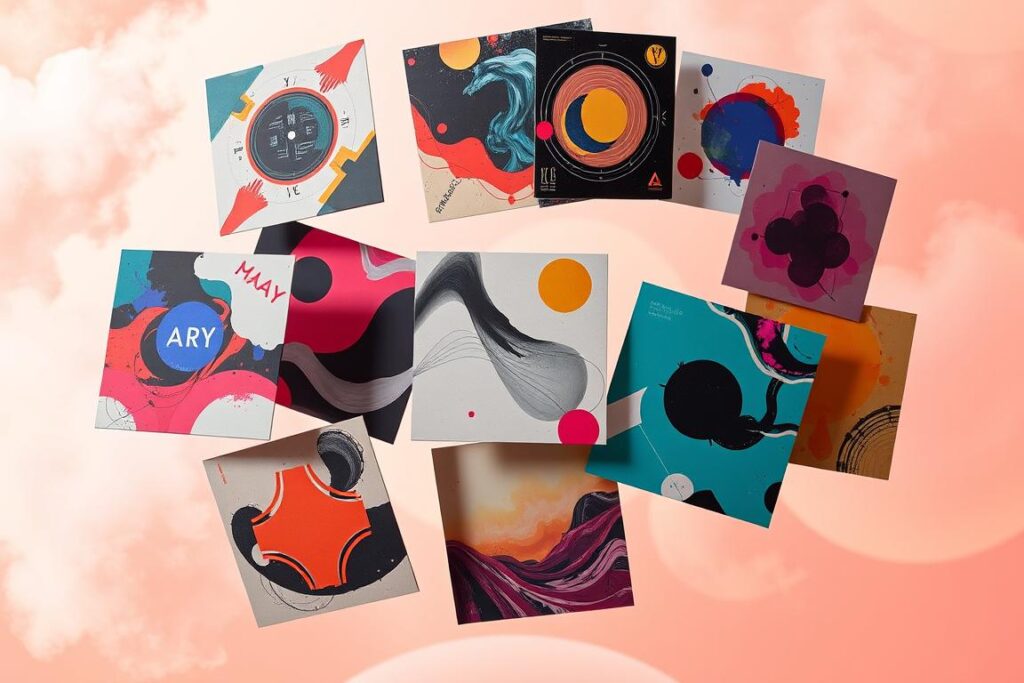 abstract album covers