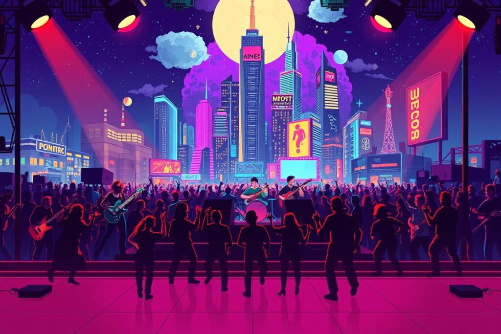 album cover pixel art