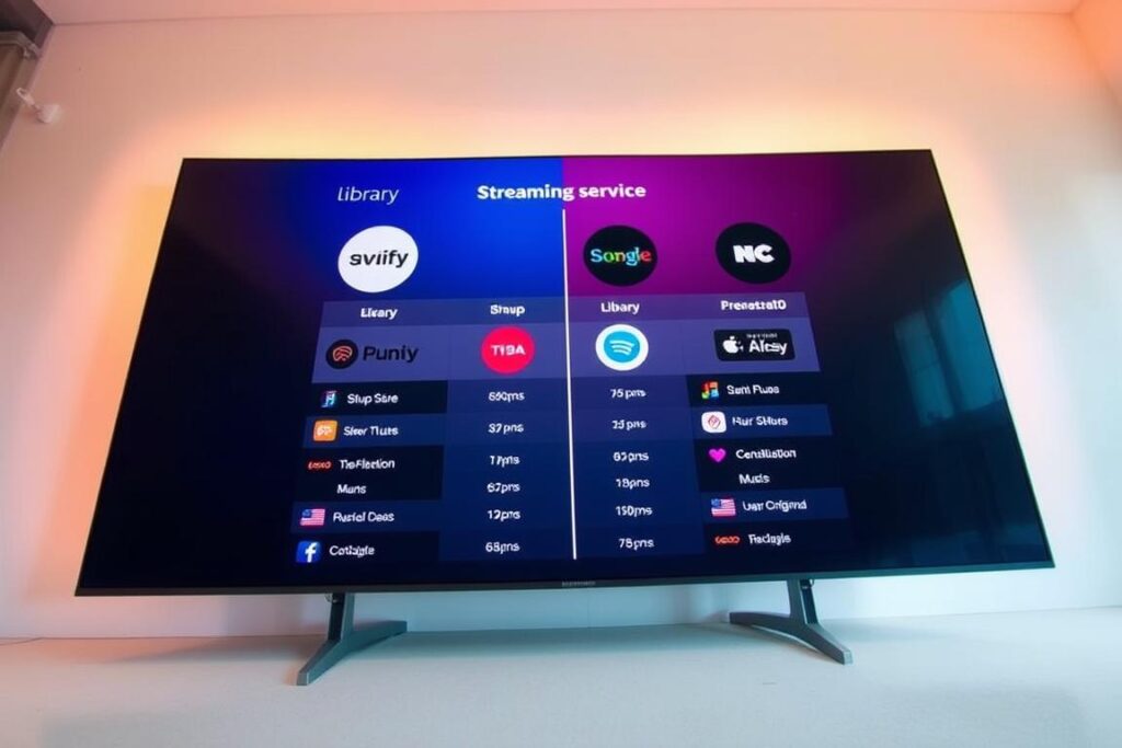 music streaming services comparison