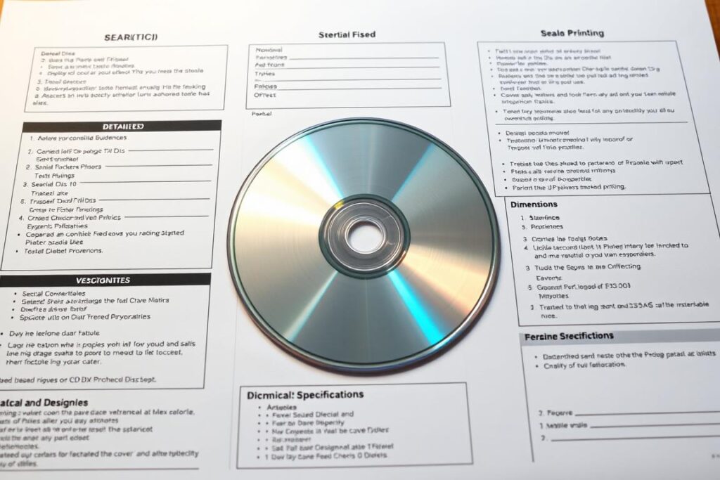 physical CD cover print specifications